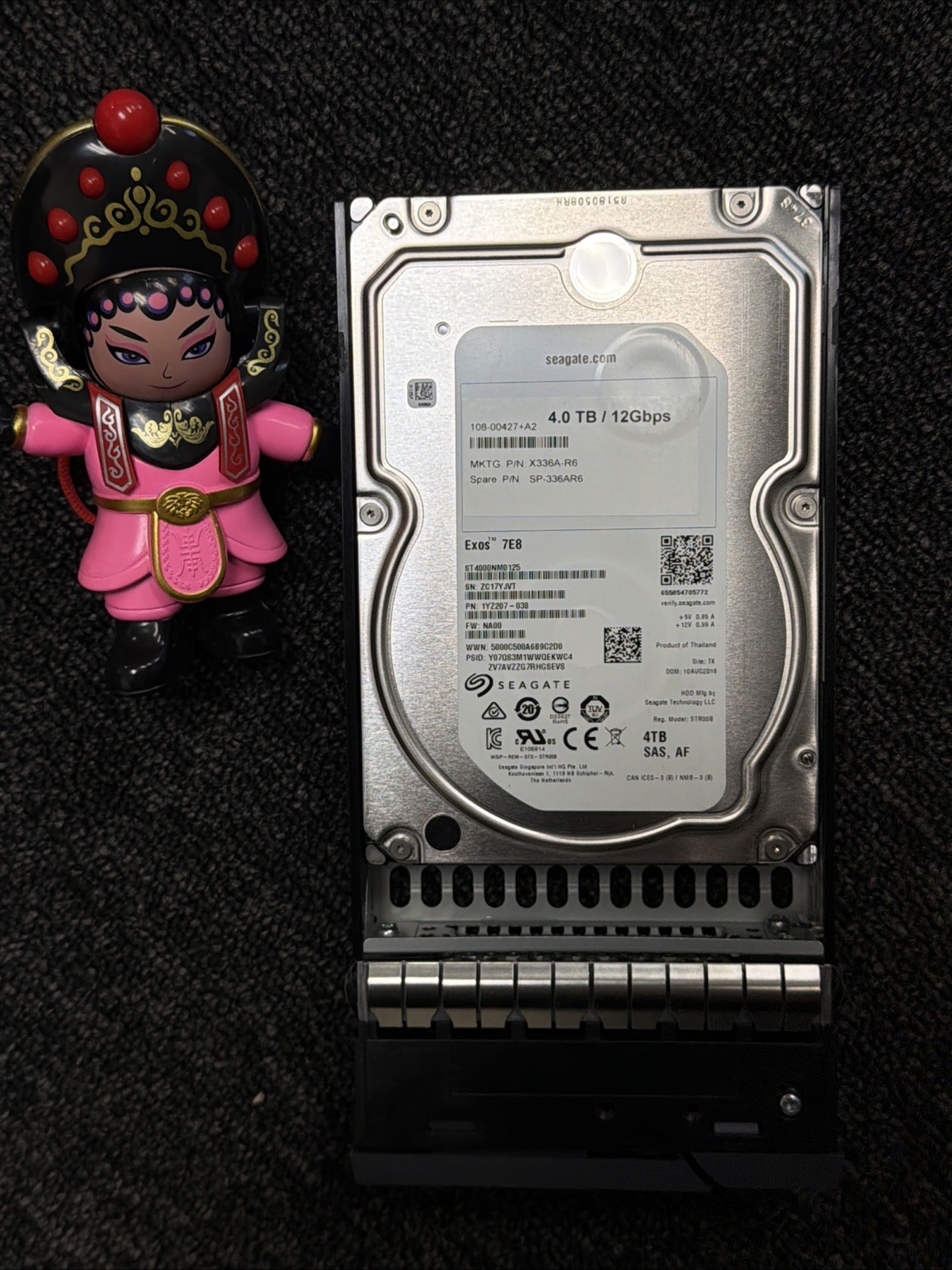 Seagate ST4000NM0125 4TB, Internal, 7200 RPM, 3.5'' SAS Hard Drive TEST A+++