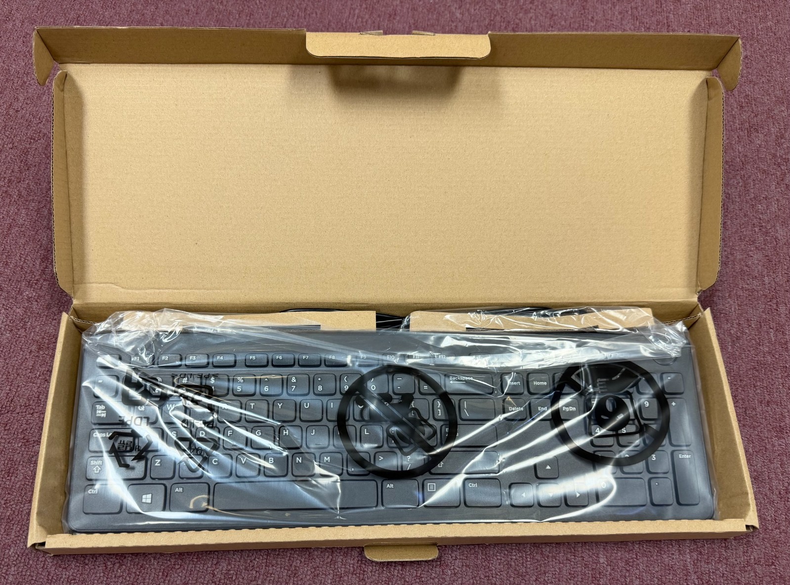 Dell Keyboard KP113P Model #0N8WF8 (Box FG)