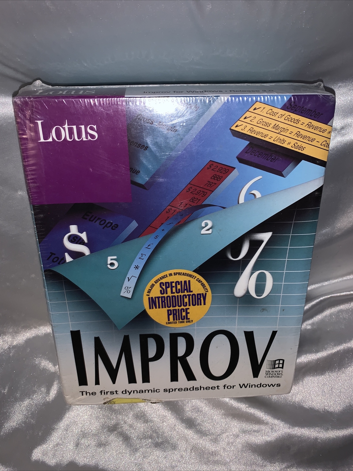 Lotus Improv Spreadsheet For Microsoft Windows - 2.0 - NEW In Sealed Box
