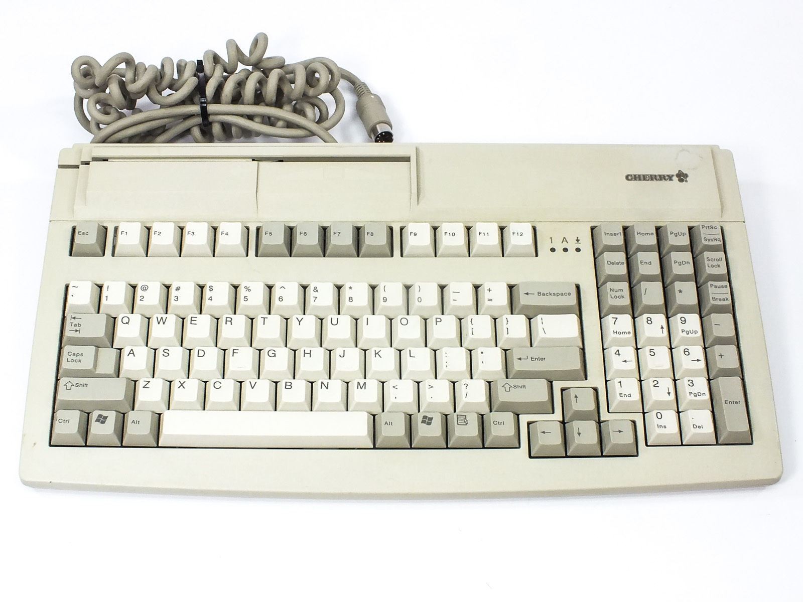 Cherry G81-7000LABUS/12 MY 7000 104-Key Mechanical MSR Keyboard AT 5-Pin DIN