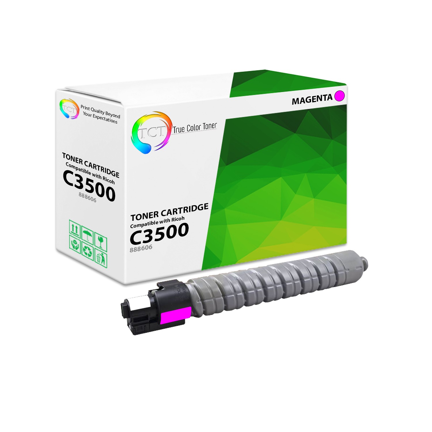 TCT Premium C3500 Magenta for Ricoh Aficio MP C3500 C4500 Compatible Toner