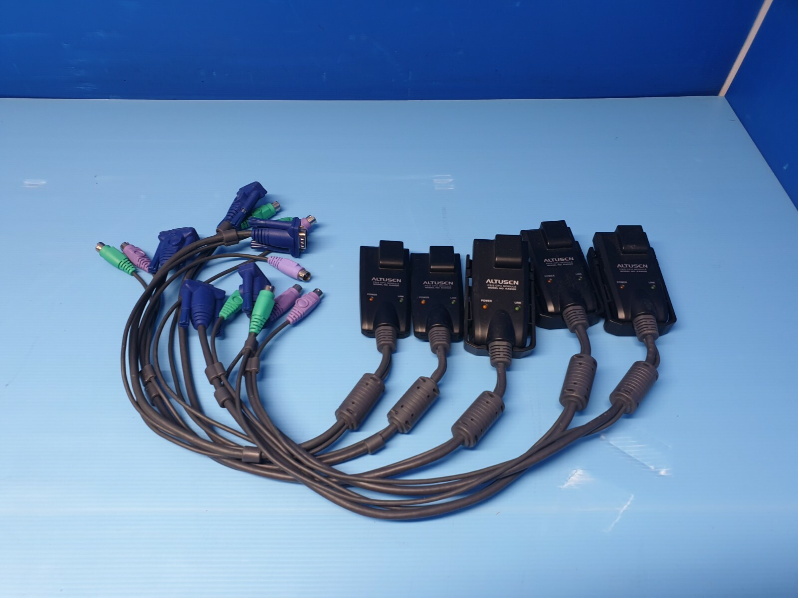 ATEN Altusen KA9520 PS/2 CPU Module Adapter Cable Lot of 5