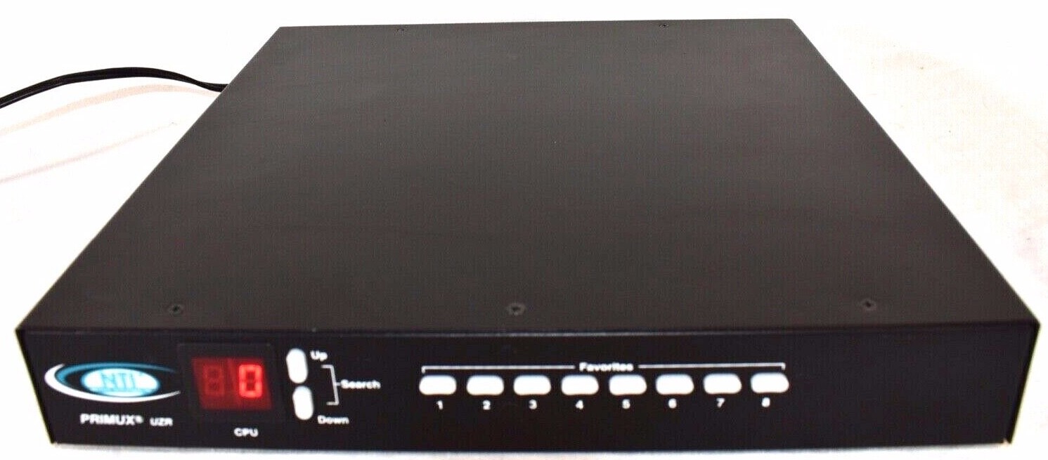 NTI PRIMUX-UZR VGA KVM Switch via CAT5 - USB, PS2, SUN, Serial - WORKS -