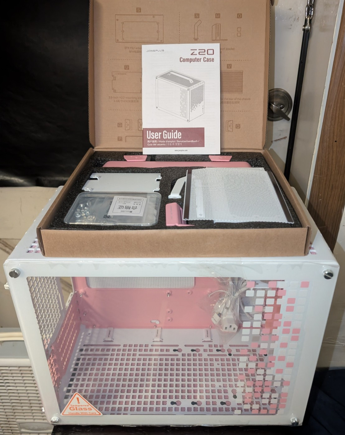 Jonsbo Z20 Micro-ATX Mini Tower PC Computer Case w/ Accessory Kit. 