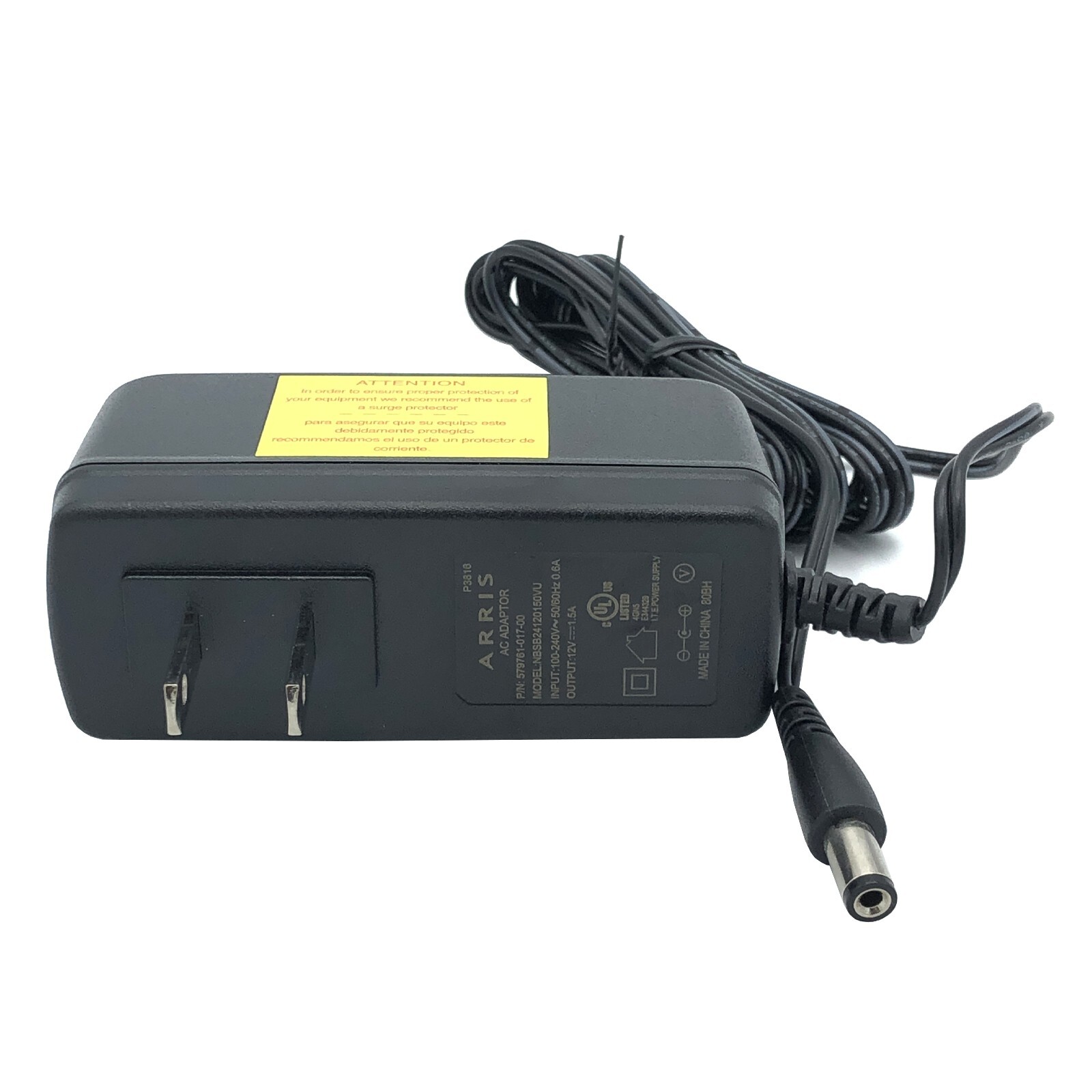 NEW Genuine Arris AC Power Adapter for Surfboard SB6141 SB6190 Cable Modem OEM