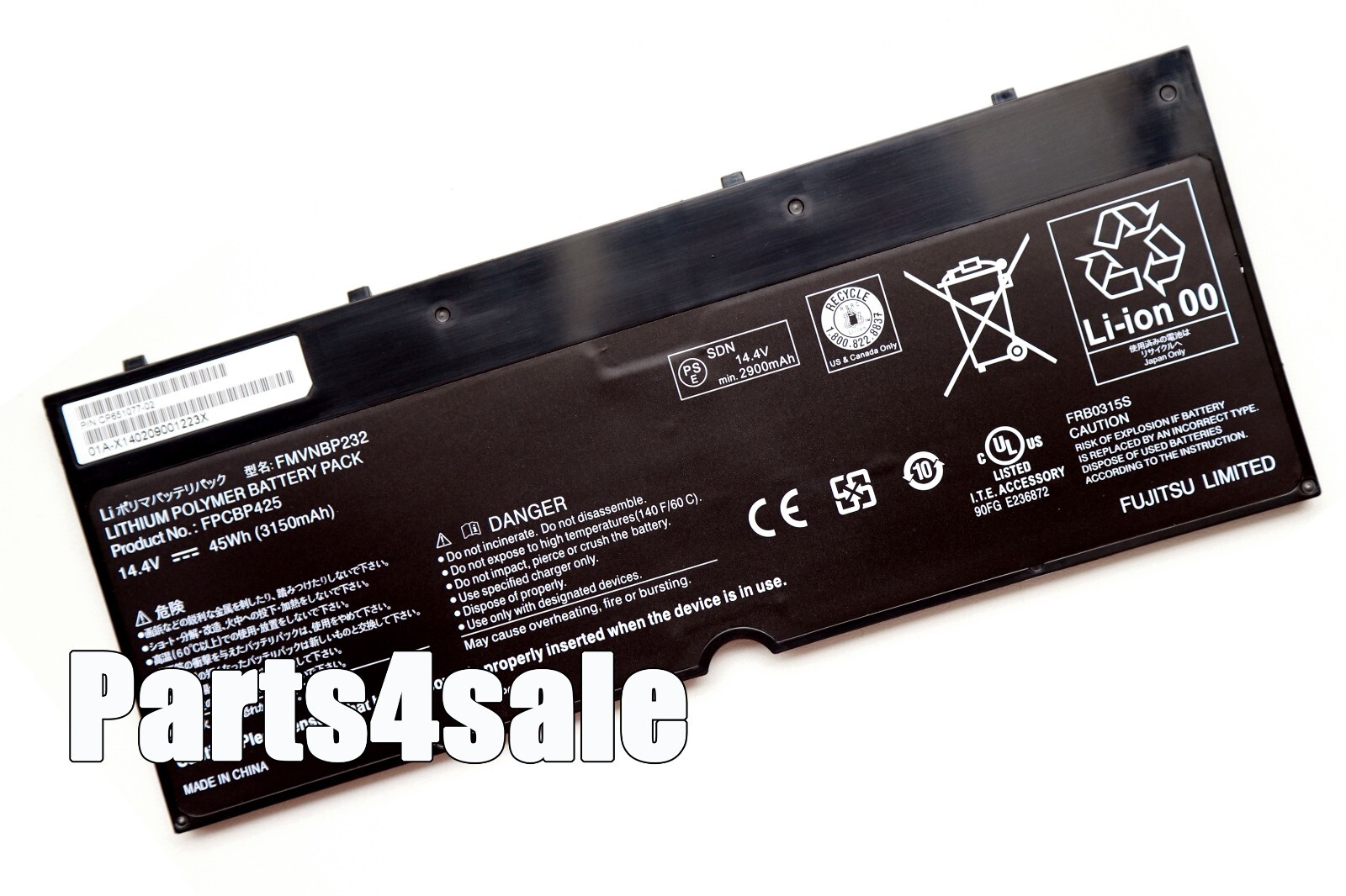 Genuine FPCBP425 FMVNBP232 Battery for Fujitsu Lifebook U745 T935 T904U Series