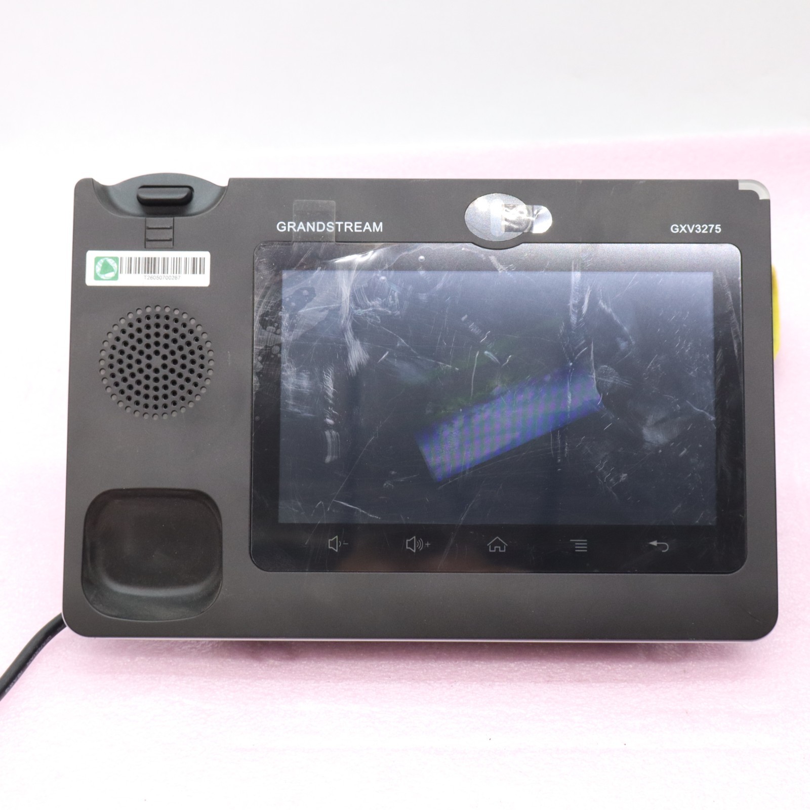 Grandstream GXV3275 Unit Display Only Power On Tested Factory Reset T5