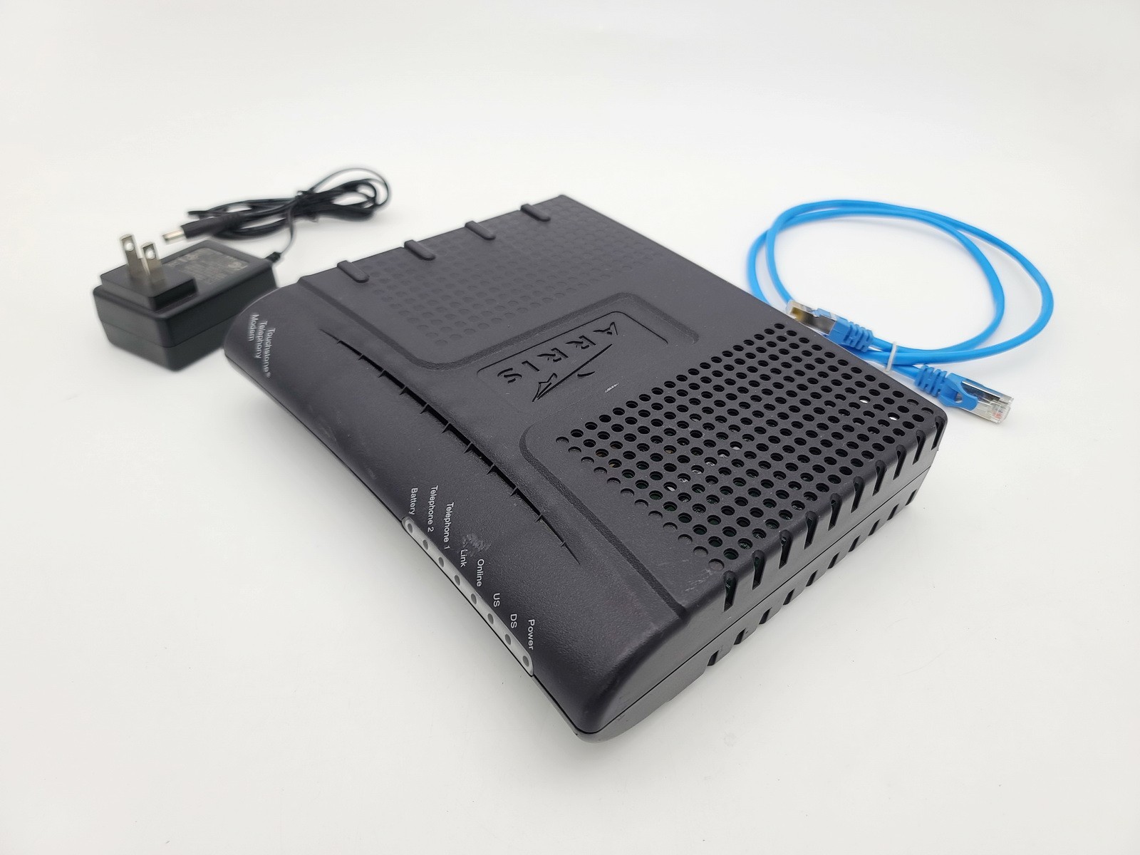 ARRIS TM602G/CT TOUCHSTONE DOCSIS 2.0 CABLE MODEM TELEPHONY VOIP W ADAPTER
