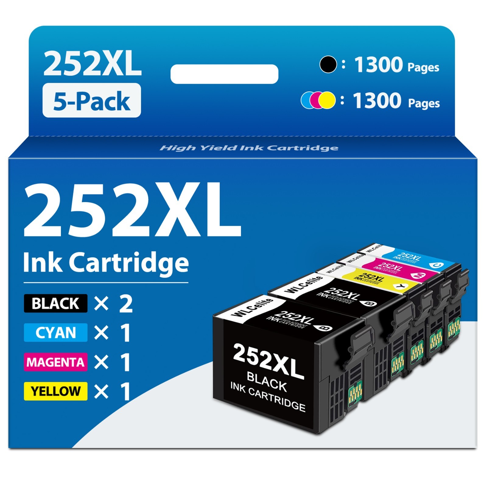 T252XL 252 XL Ink Cartridge For Epson WorkForce WF-3620 WF-3640 WF-7110