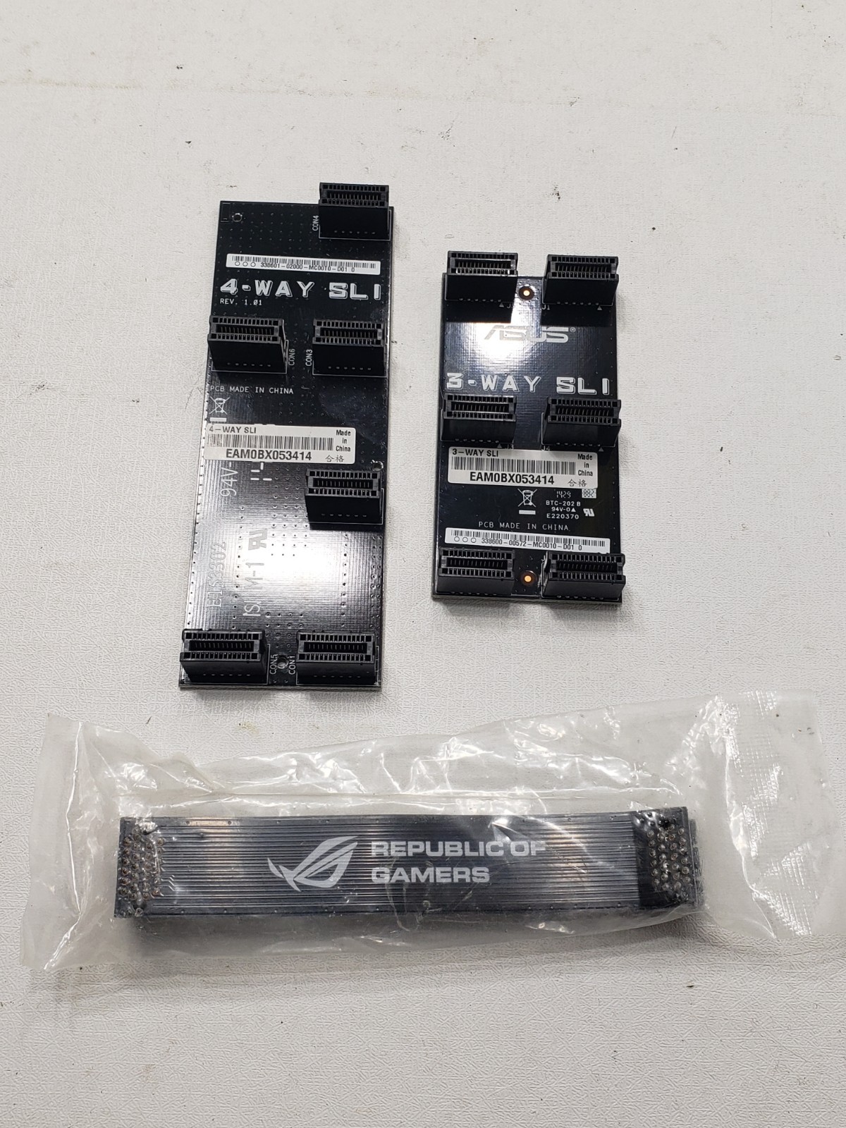 ASUS ROG NVIDIA 3-Way 4-Way SLI Bridge Lot 14010-00130400 Republic Gamers