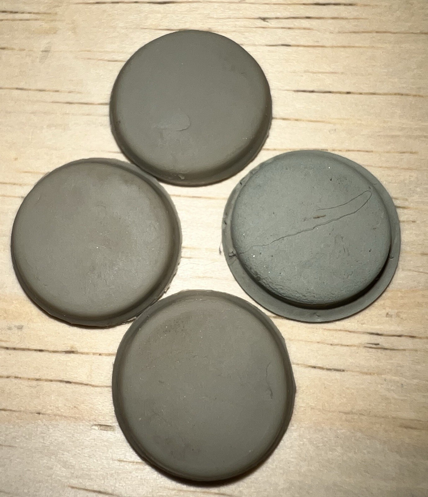 1984 Apple Macintosh Set of FOUR Original RUBBER FEET Model M0001 Mac 512K 128K