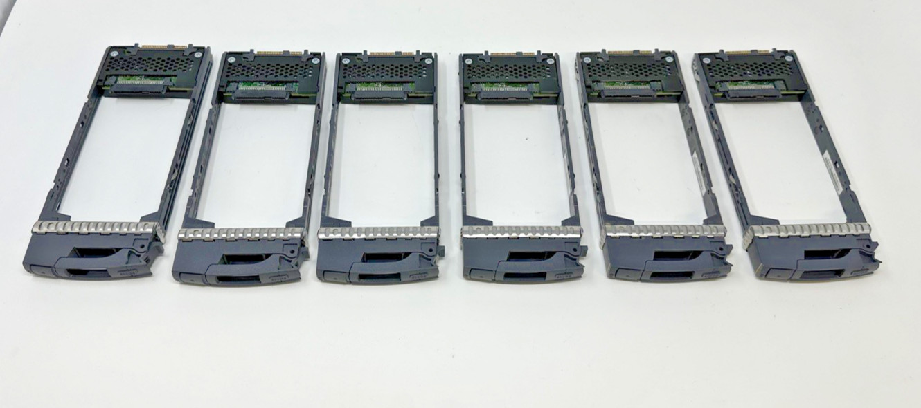 6 2.5" Server HDD Caddy Tray w/ SAS SATA Interposer Board Foxconn 01013VB00 SFF