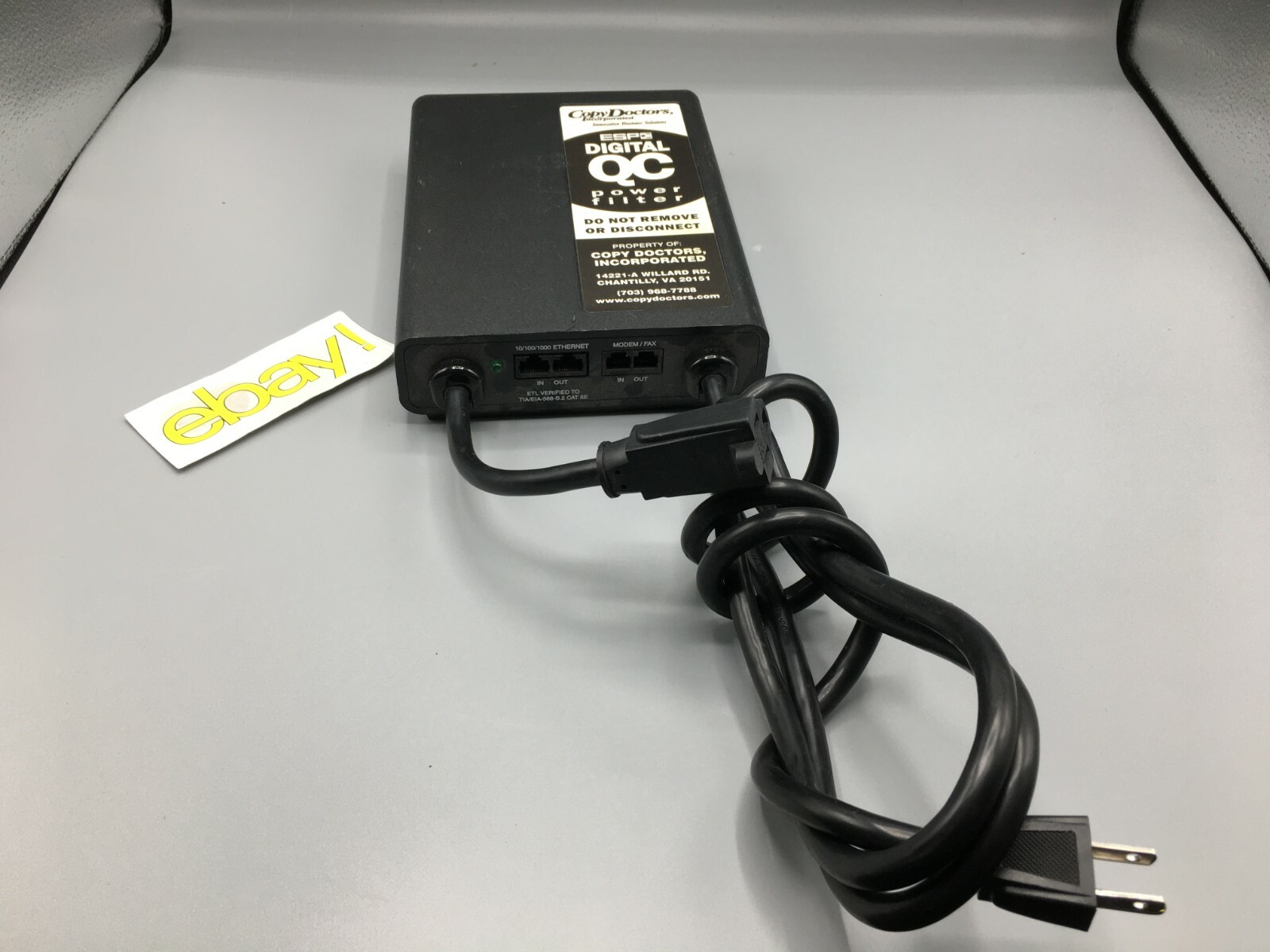 ESP Digital QC Surge Protector/Noise Filter (Model D5133NT) - 120 Volt, 15 Amp