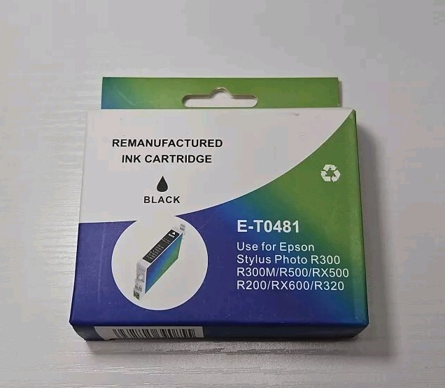 Green Project E-T0481 Black Ink Cartridge Replaces Epson T048120