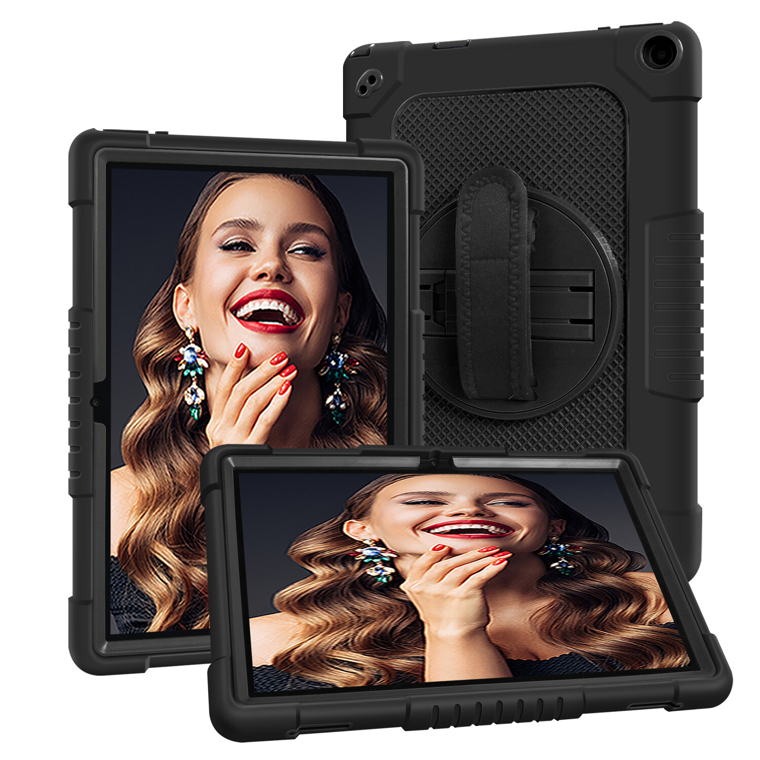 For Walmart Onn 7/Onn 8/Onn 10.1 Inch 3 Generation Shockproof Kids Rugged Case