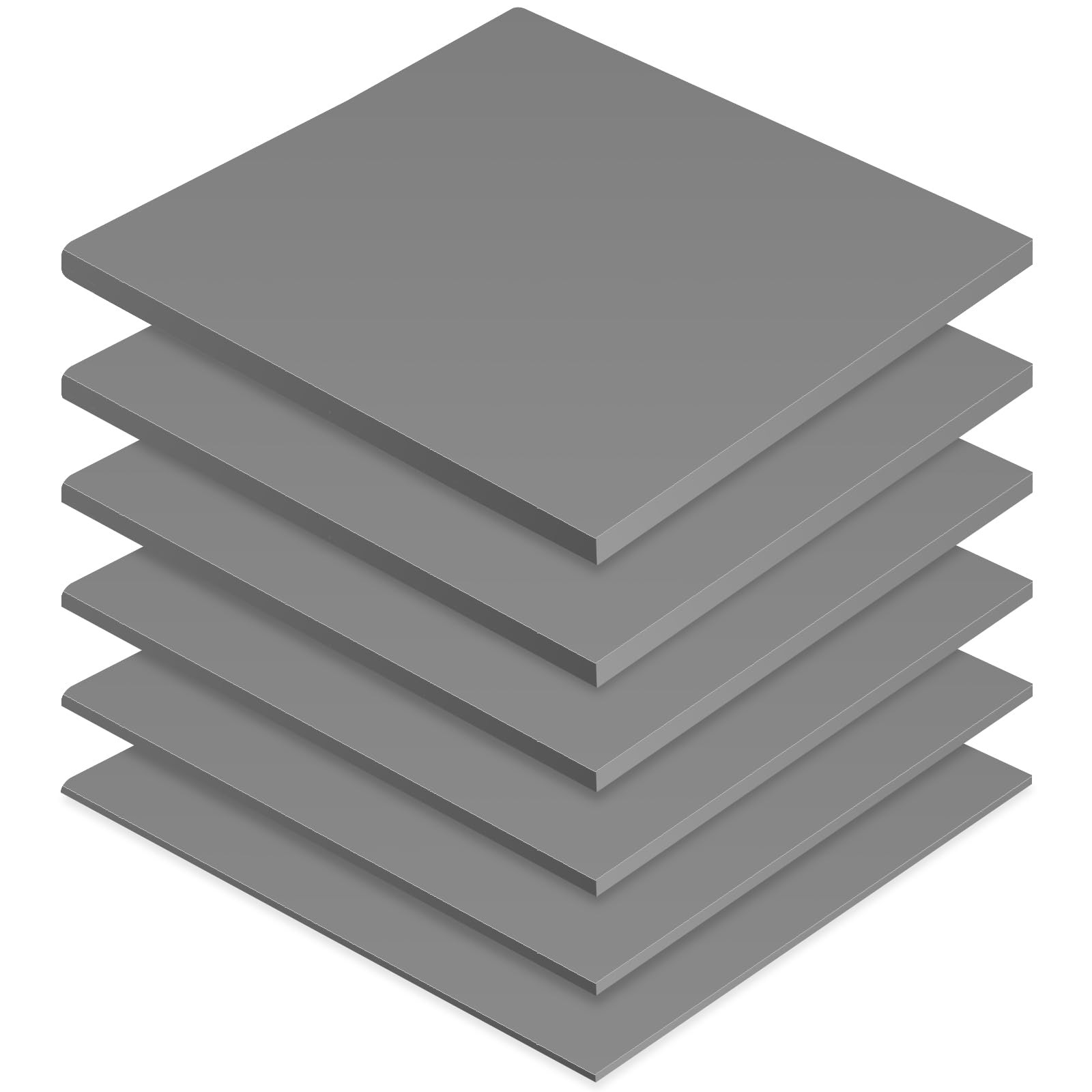 Frienda 6 Pcs Thermal Pads for GPU Laptop CPU, Gray, 100 x 100 mm