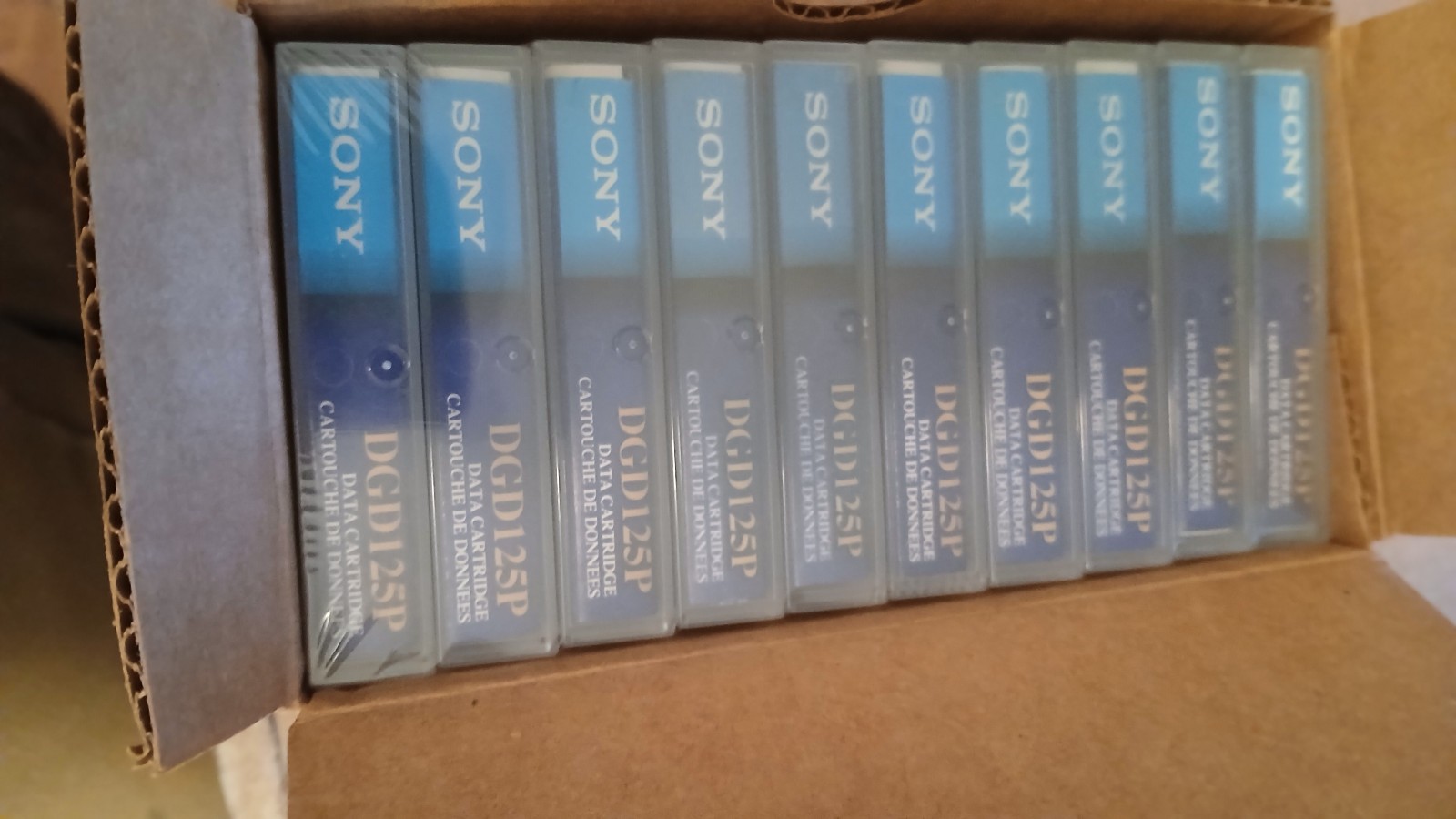 10 pack Sony DGD125P DDS-3 Data Tape Cartridge – 12GB Native / 24GB Compressed