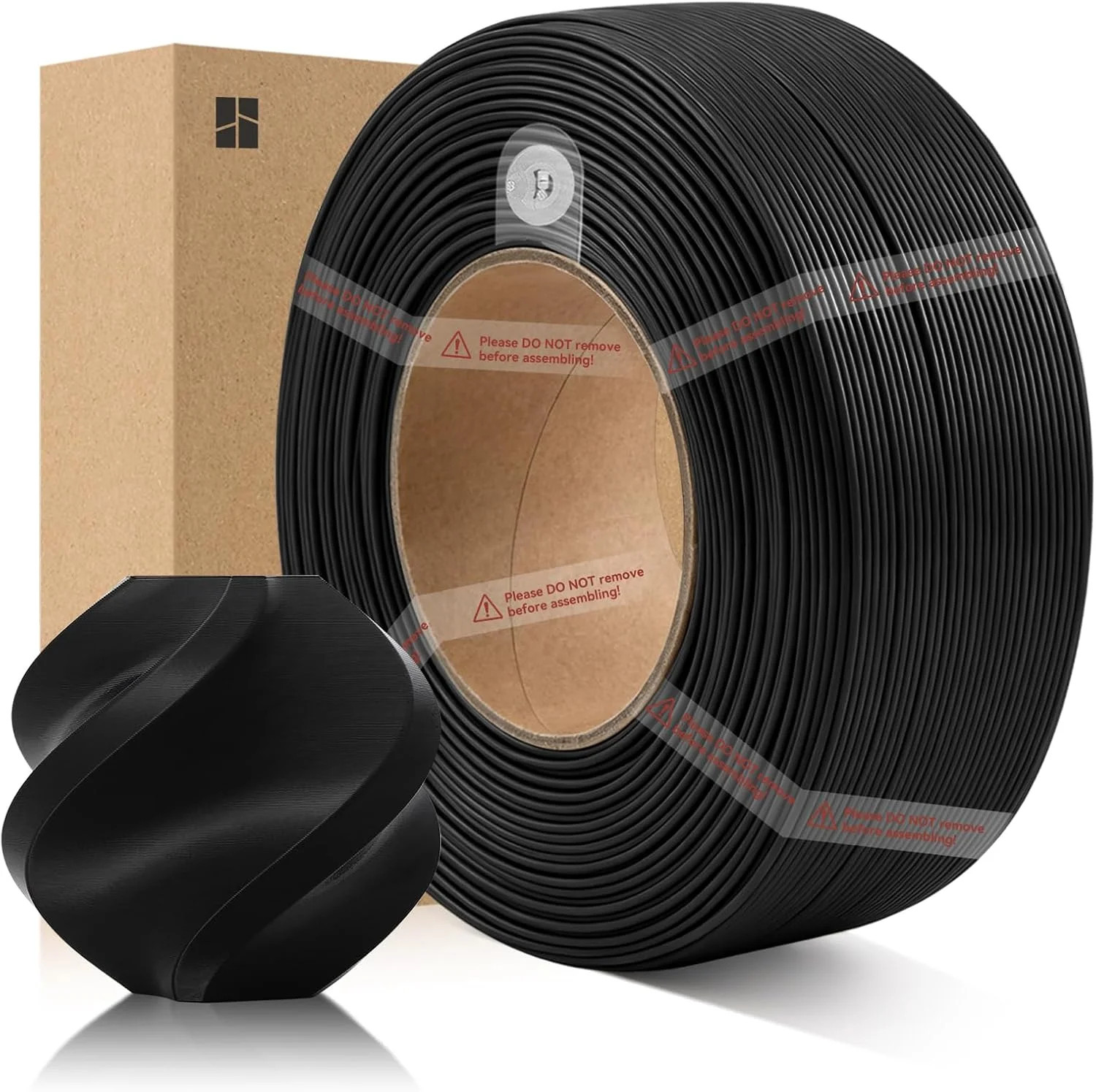 Bamboo PETG Basic 3D Printer Filament Refill Black 30105, 1.75mm Printing Filame