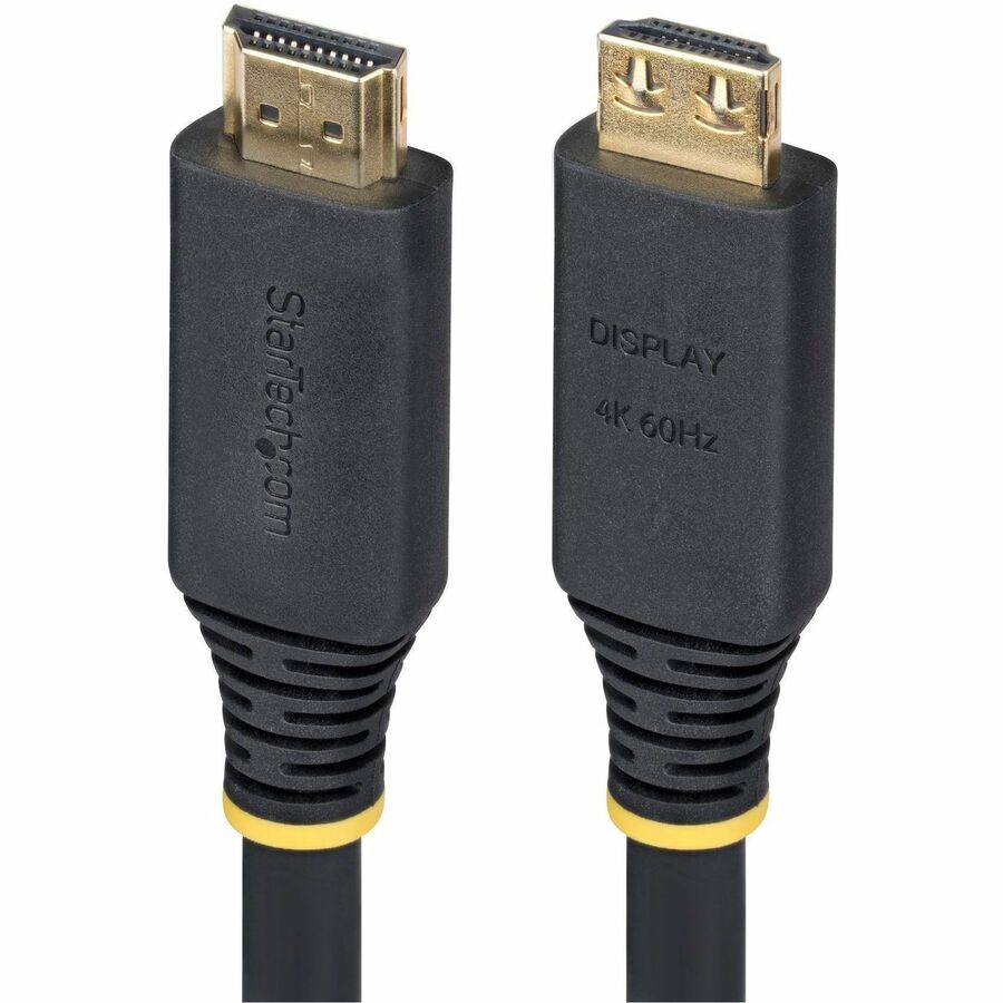 StarTech 10m (33ft) Active High Speed HDMI Cable with Gripping Connectors, 4K