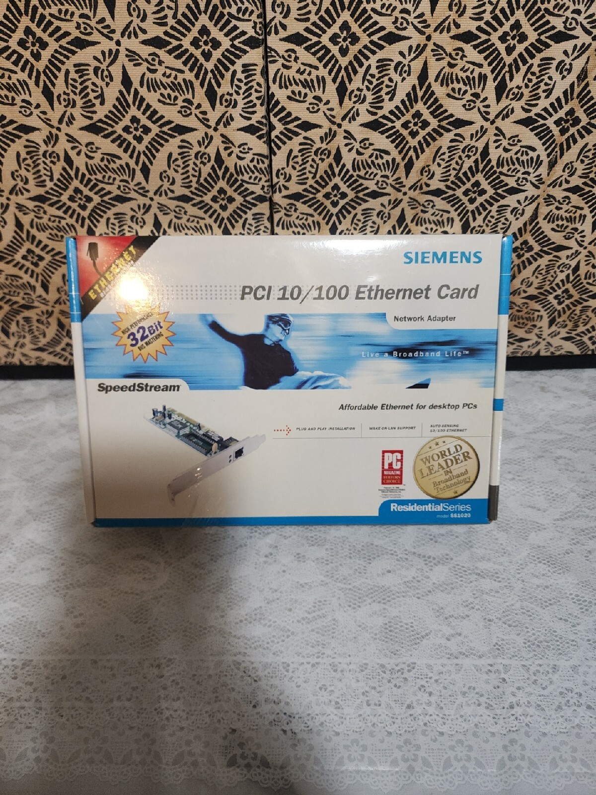 SIEMENS PCI 10/100 ETHERNET CARD-NETWORK ADAPTER SEALED-MODEL SS1020 Priority