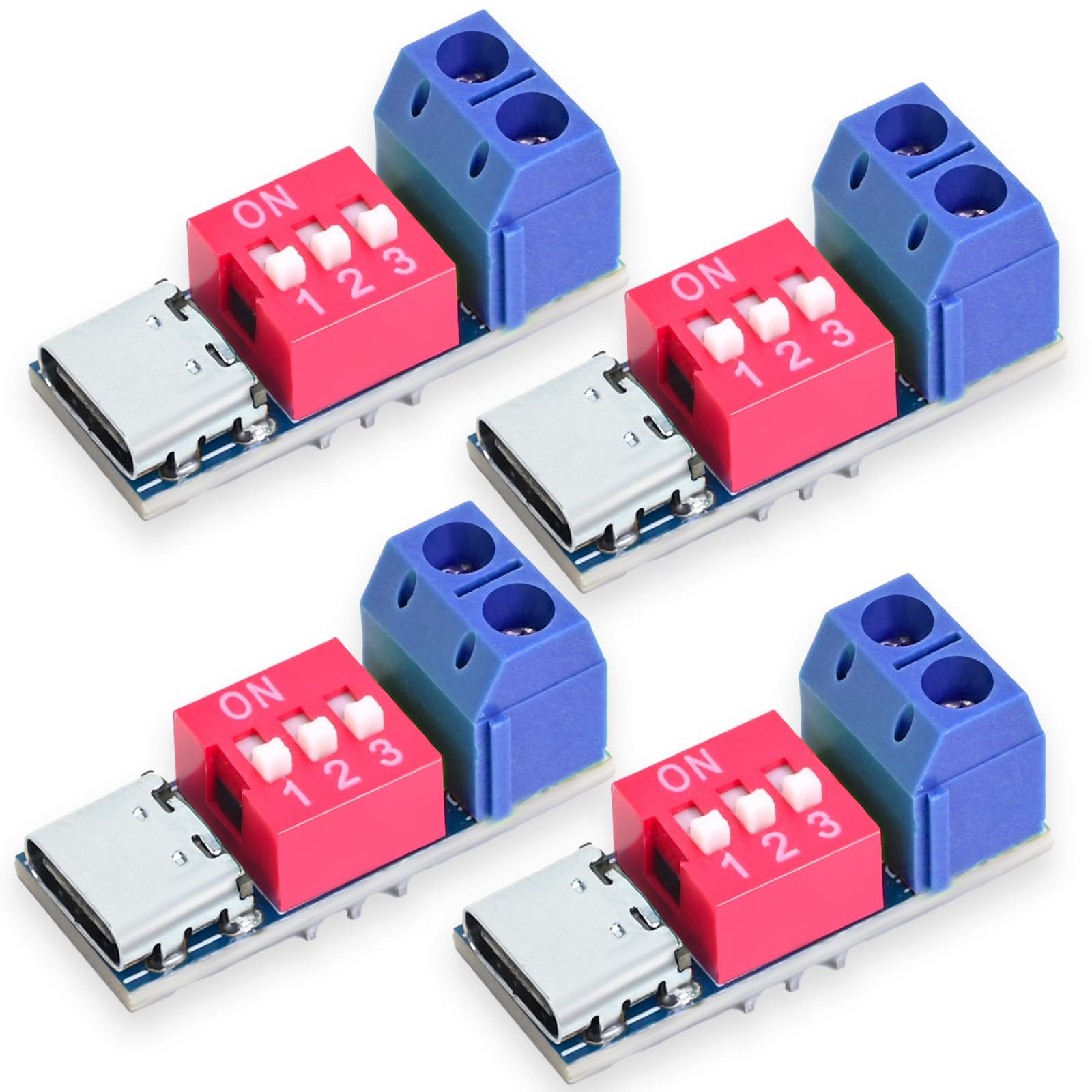 USB-C PD Trigger Board Module PD/QC Decoy Fast Charge USB Type-c to 12V High Spe