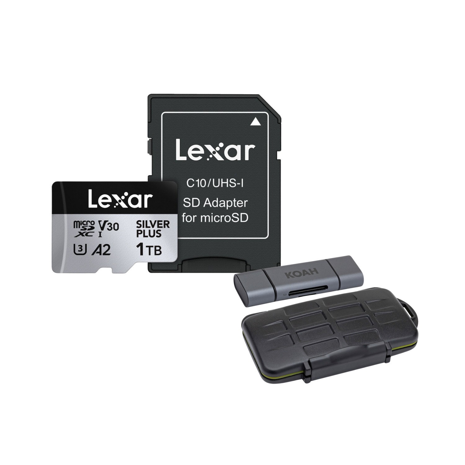 Lexar 1TB Professional SILVER PLUS microSDXC Memory Card Card Reader FAST