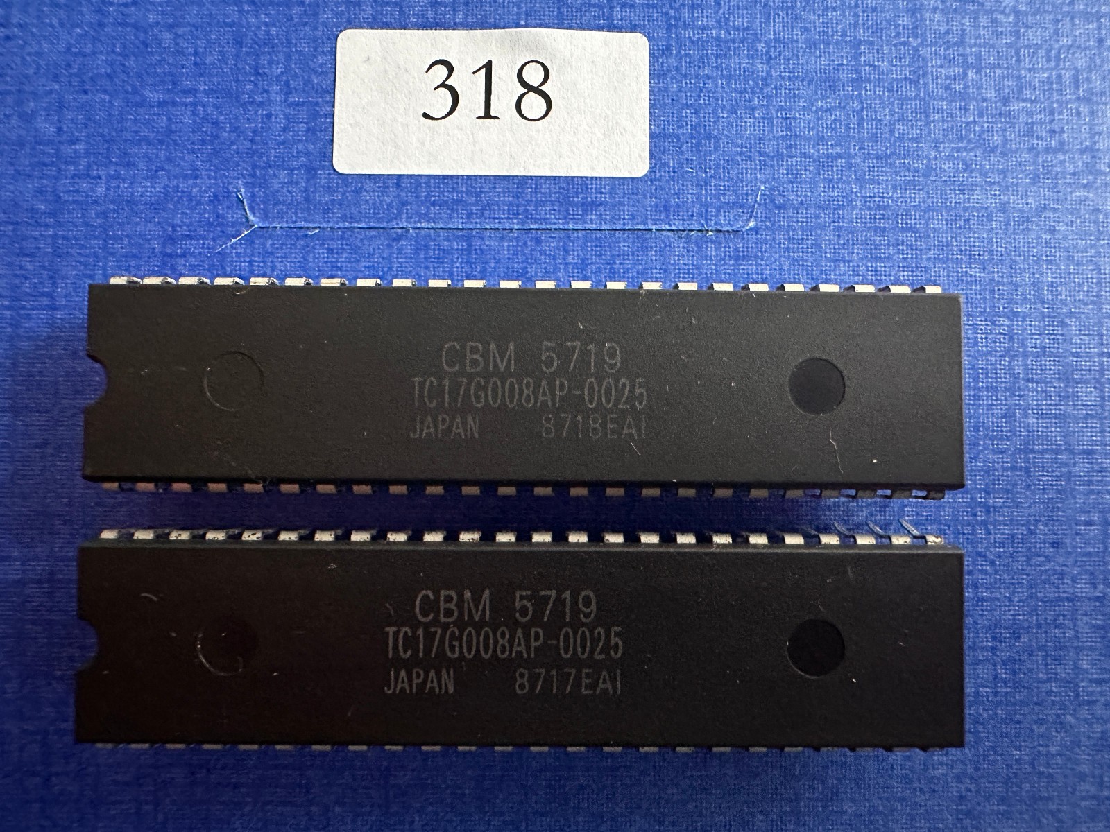 2 x CBM 5719 GARY Gate Array Chip IC for AMIGA 500, 500+, A2000 / 318