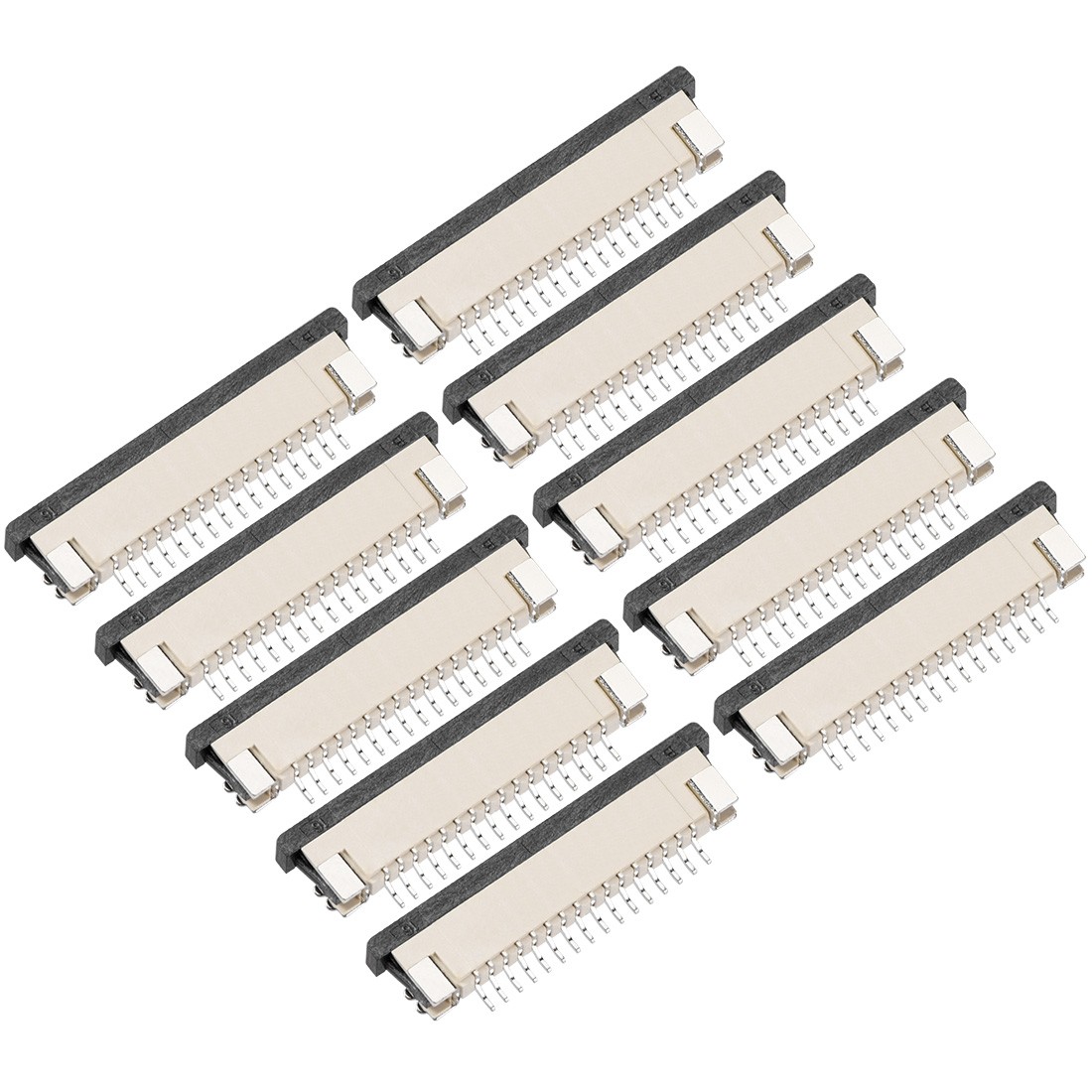 FFC/FPC Connector 16Pin Pitch 1.0mm Bottom Contact Pick Drawing Socket 10Pcs