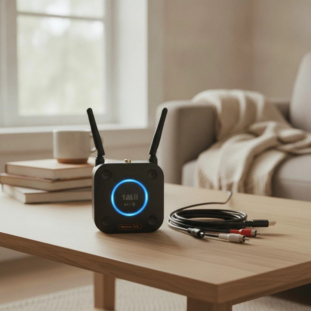 Upgraded] B06Pro Long Range Bluetooth Receiver, HiFi Wireless Audio Adapter, ...