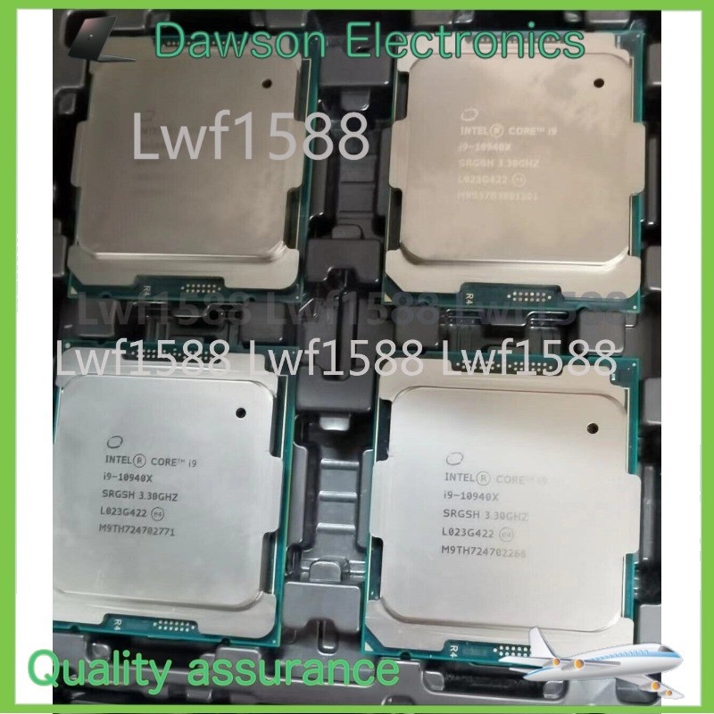 Used Intel Core I9-10940X CPU 3.3-4.6GHz 14cores 28thr LGA 2066 165W Processors
