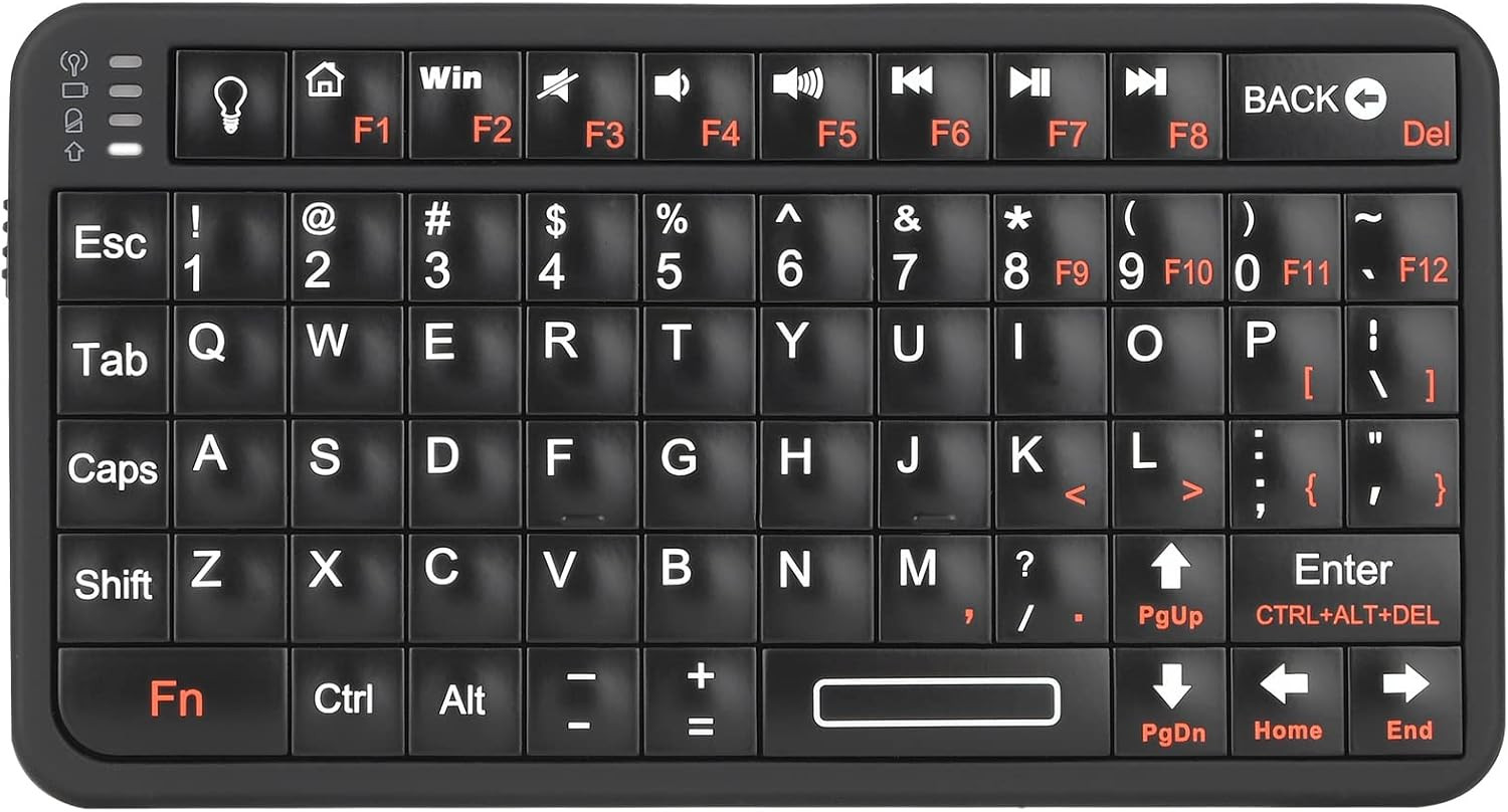 Bluetooth Keyboard, Wireless Mini Keyboard with Backlit
