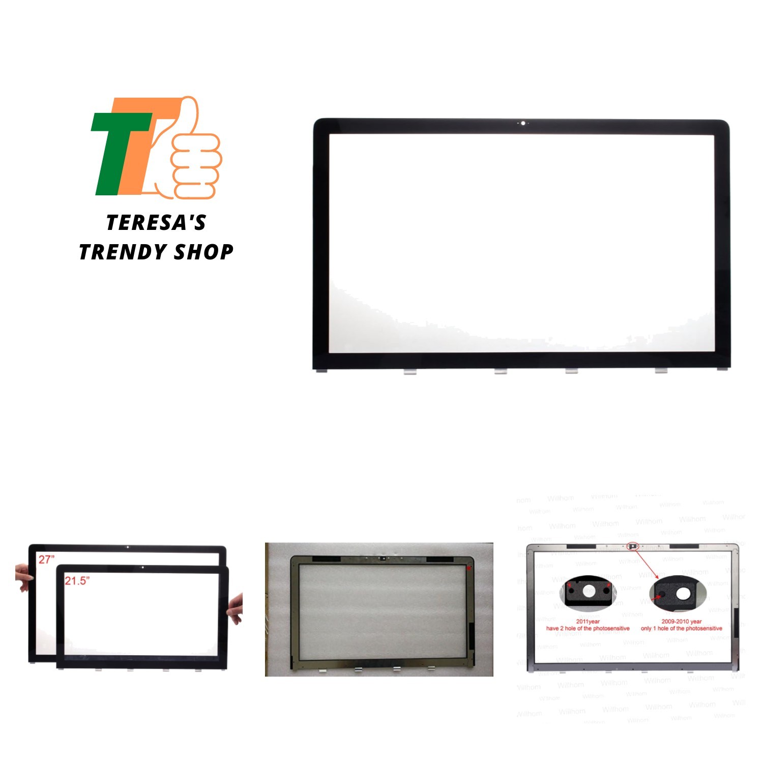 27" A1312 LCD Front Glass for iMac 2009-2010 - High Clarity & Durability