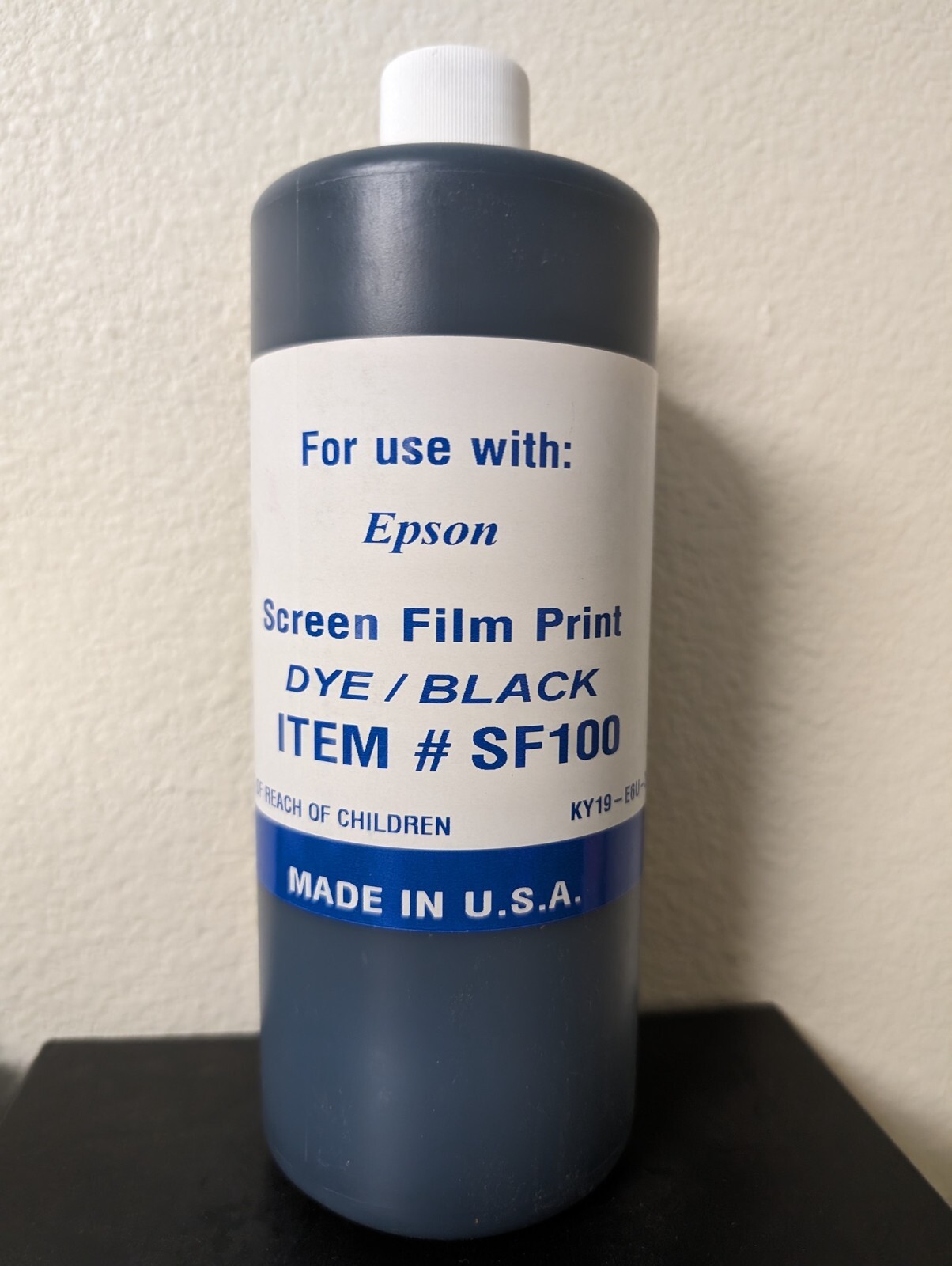 PREMIUM COMPATIBLE EPSON GRAPHIC BLACK DYE INK FOR SCREEN PRINTING (1,000ML)