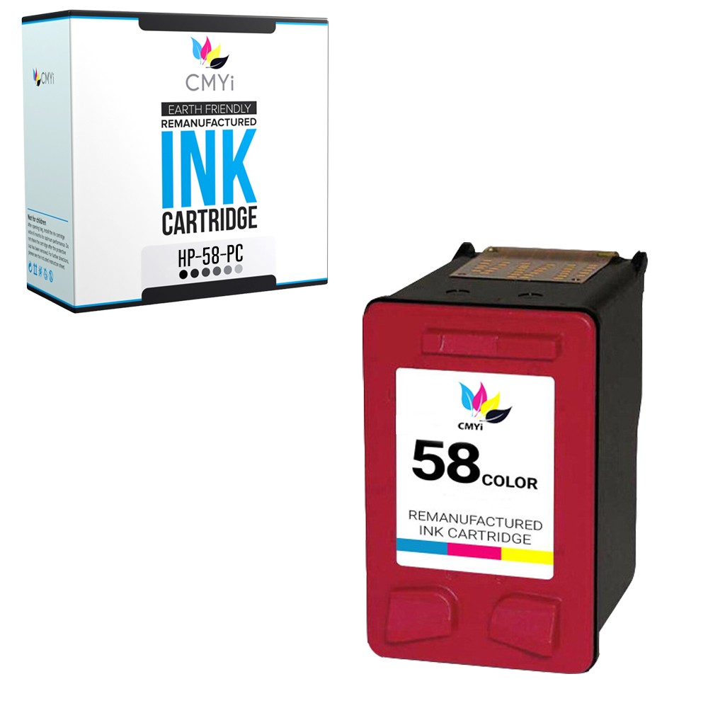 1PK Compatible CMYi 58 Photo Color Ink Cartridge for HP DeskJet 3620 3650 3653