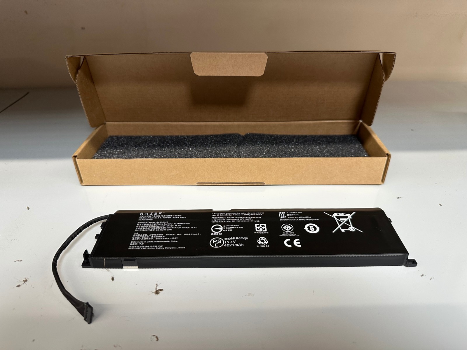 Genuine RC30-0328 RZ09-0328 RZ09-0330 Battery Razer Blade 15 Edition 2020 2021