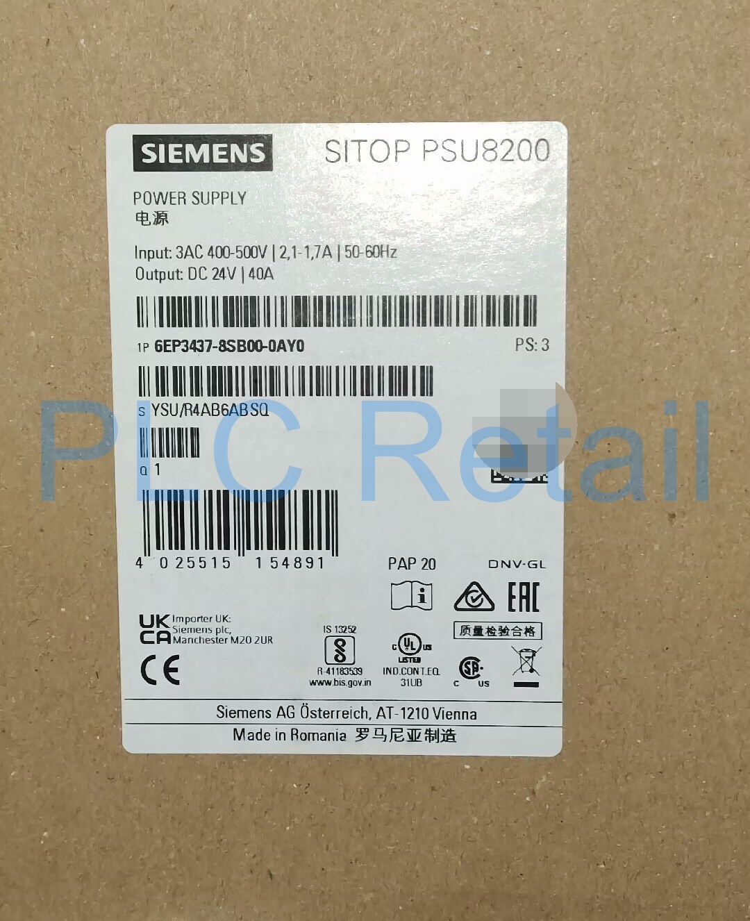 NEW Siemens Power module 6EP3437-8SB00-0AY0 Fast delivery