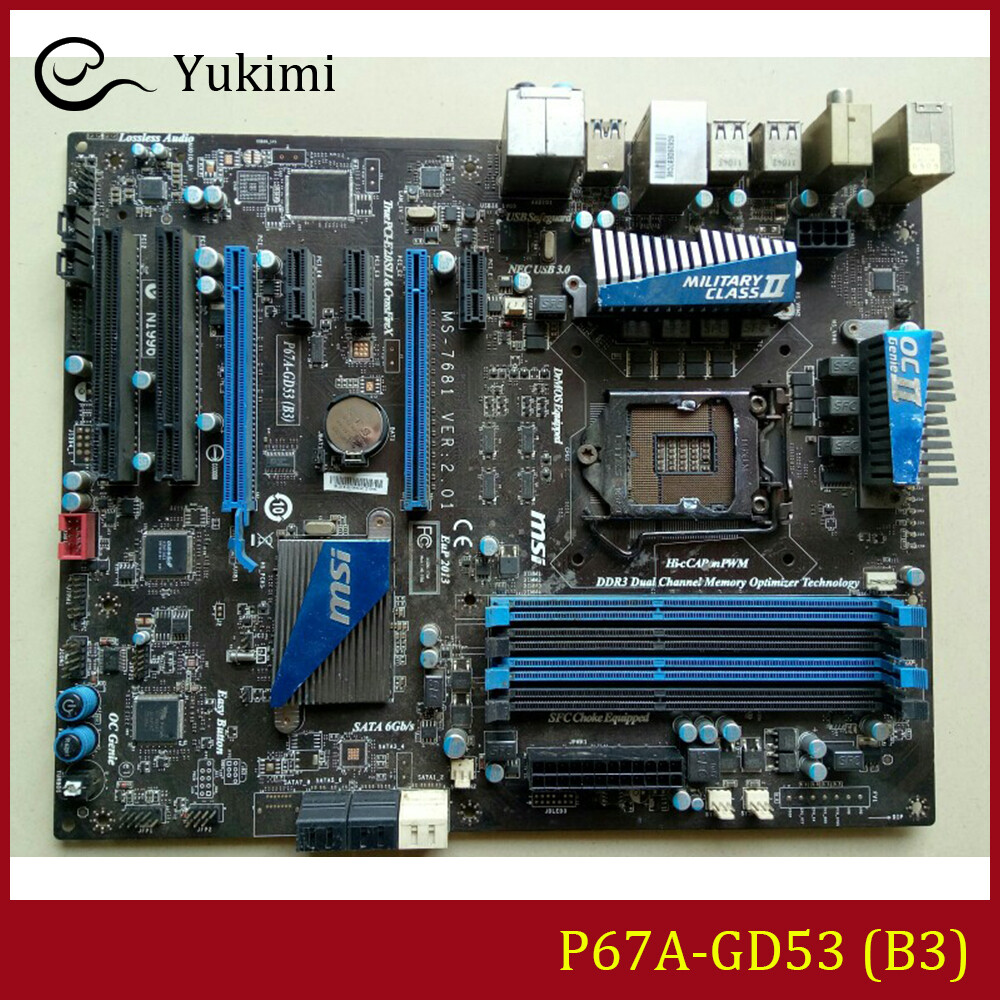 FOR MSI P67A-GD53 (B3) 32GB Socket 1155 DDR3 Intel ATX Motherboard