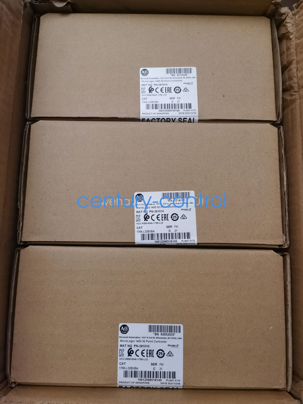 New A&B1766L32BXBA MicroLogix 1400 32 Point Controller 1766-L32BXBA Fast Ship