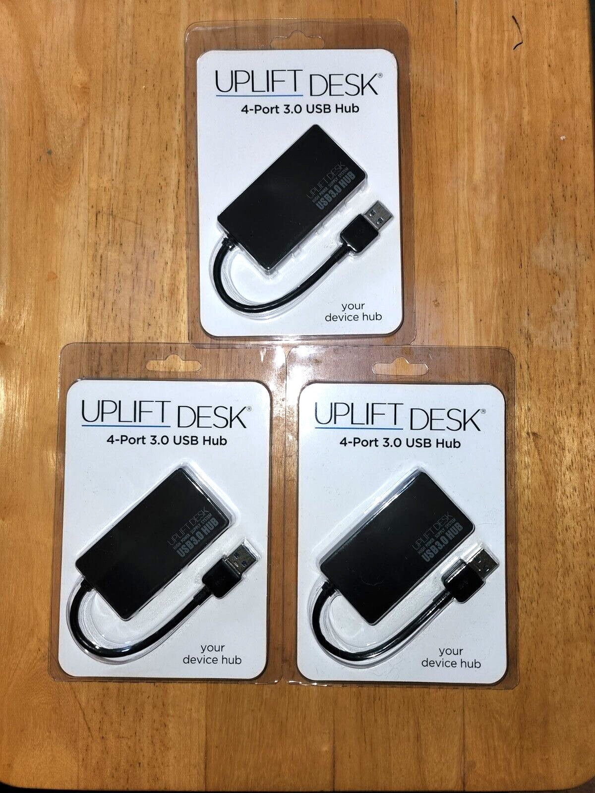 Lot of 3 Uplift Desk 4 Port 3.0 USB Hub New Fast shipping