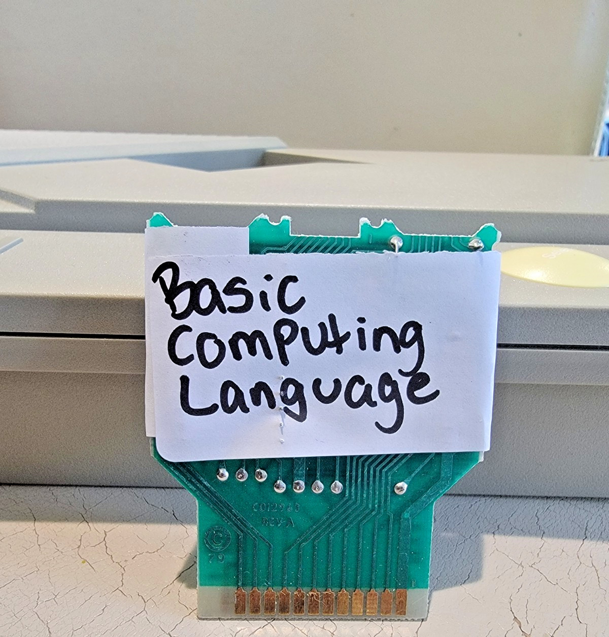 Atari BASIC computing language; 400/800/XE; Cartridge No Case