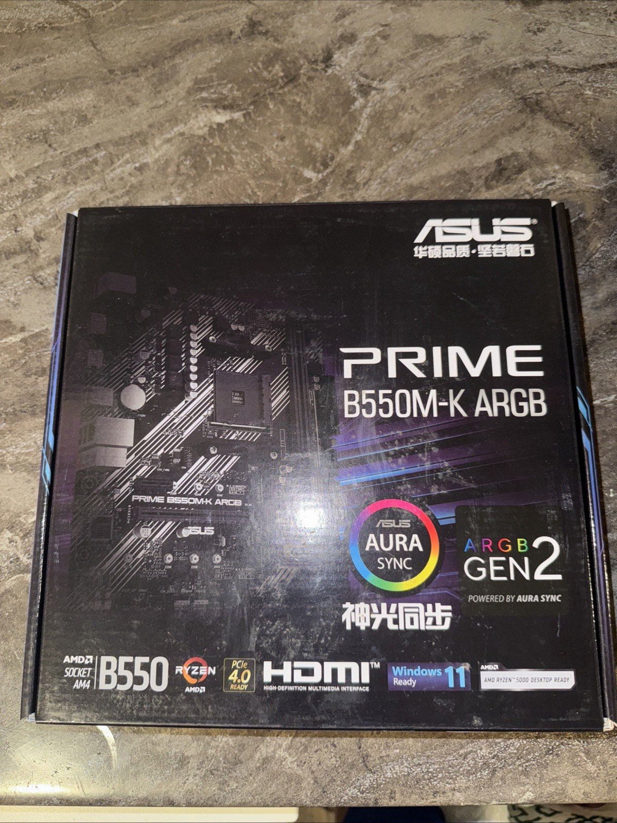 ASUS Prime B550M-K AM4 Micro-ATX DDR4 Motherboard