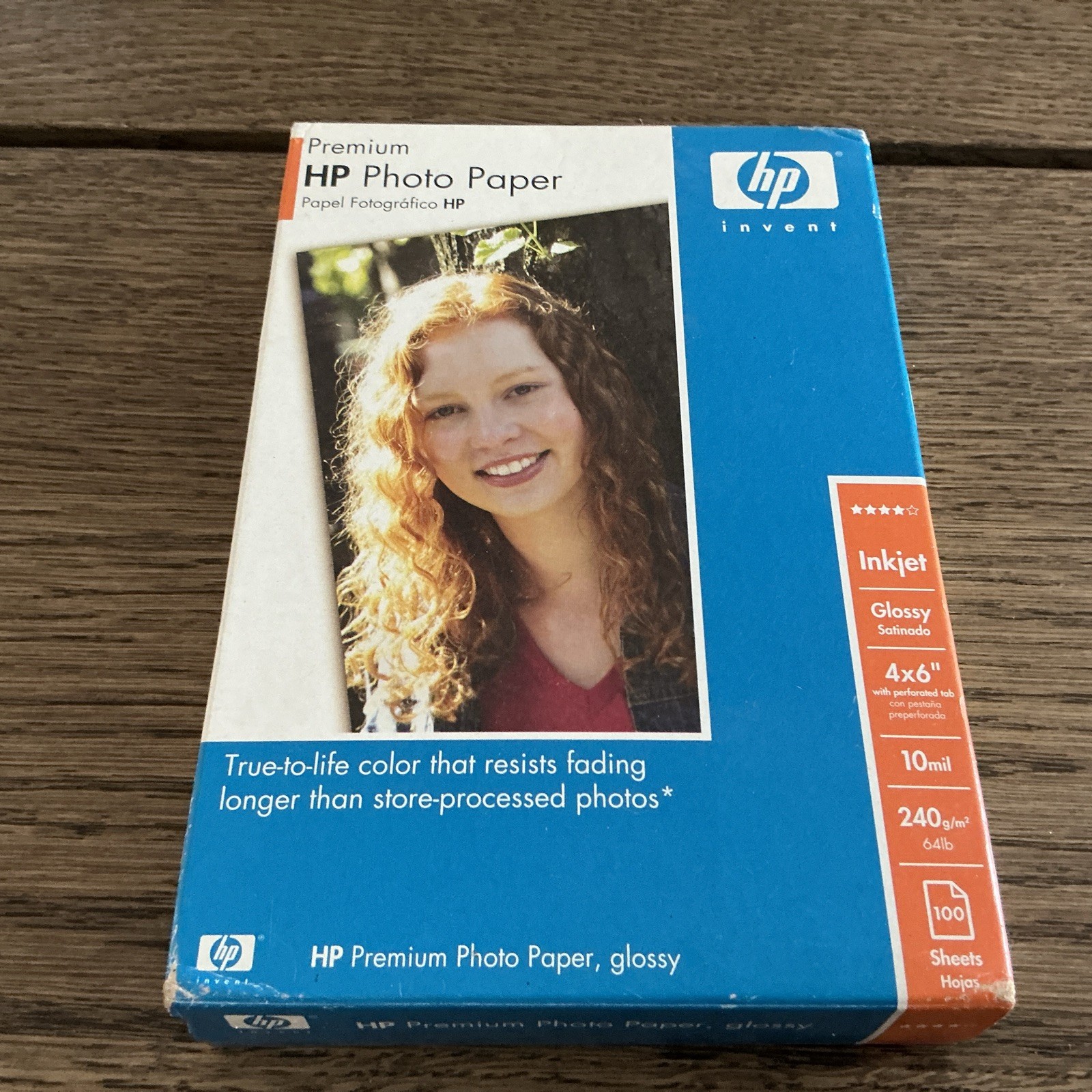  HP 4X6 Premium Glossy Photo Paper 60 Sheets Q1989A : SEALED NEVER OPENED
