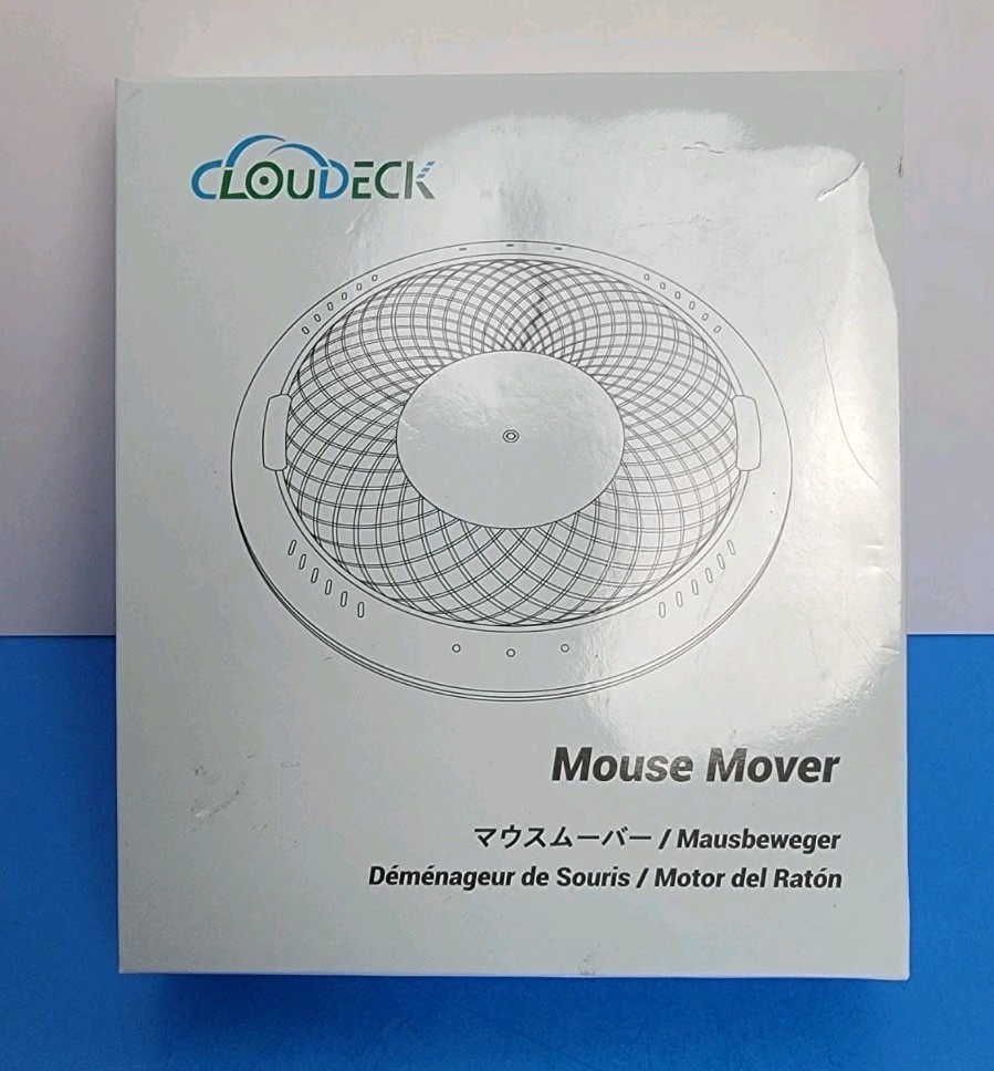 Cloudeck Mouse Mover With Timer & LED Color Option Undetectable Mouse Mover.