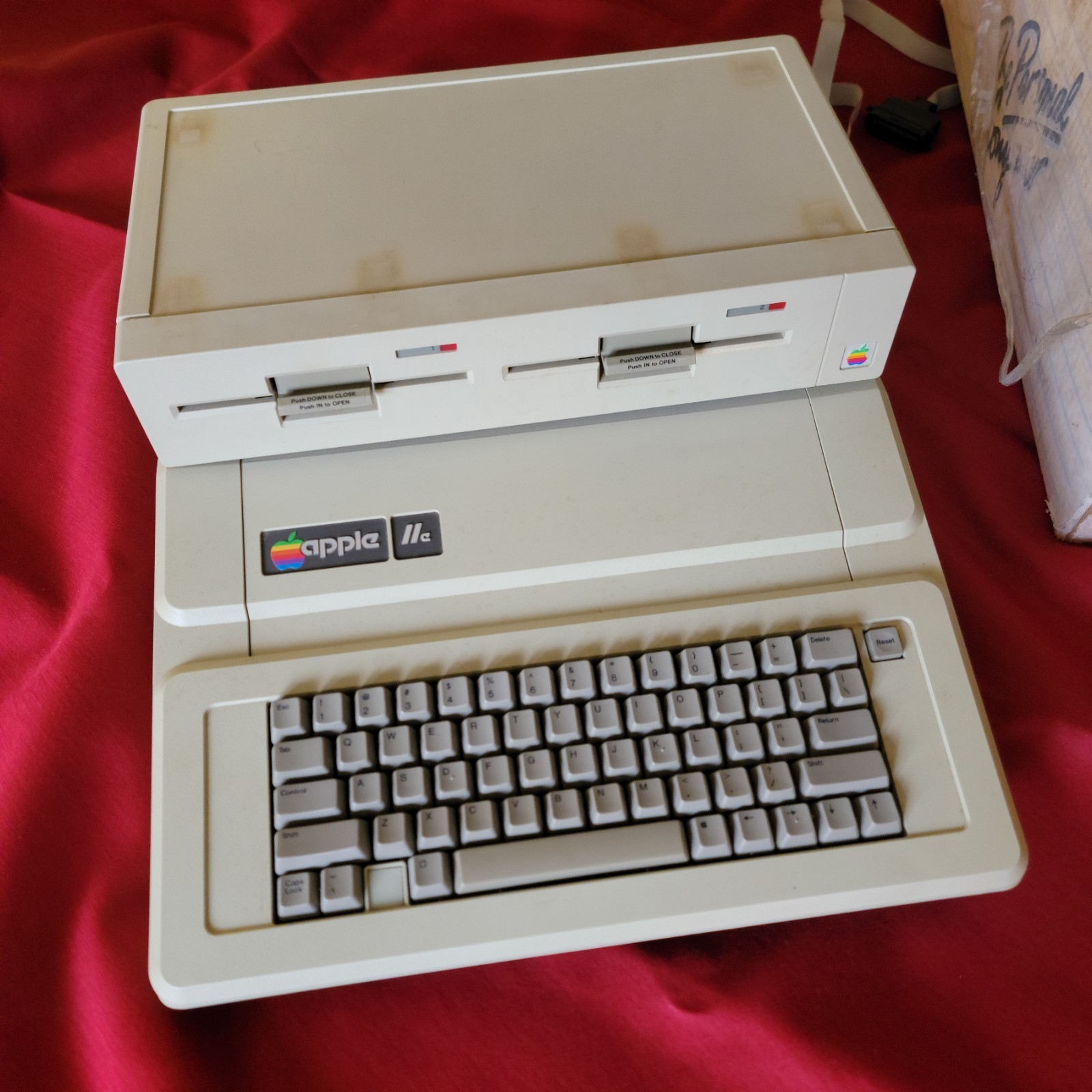 Apple IIe  With Original Box Includes / No Monitor / Super Clean / Not Tested 