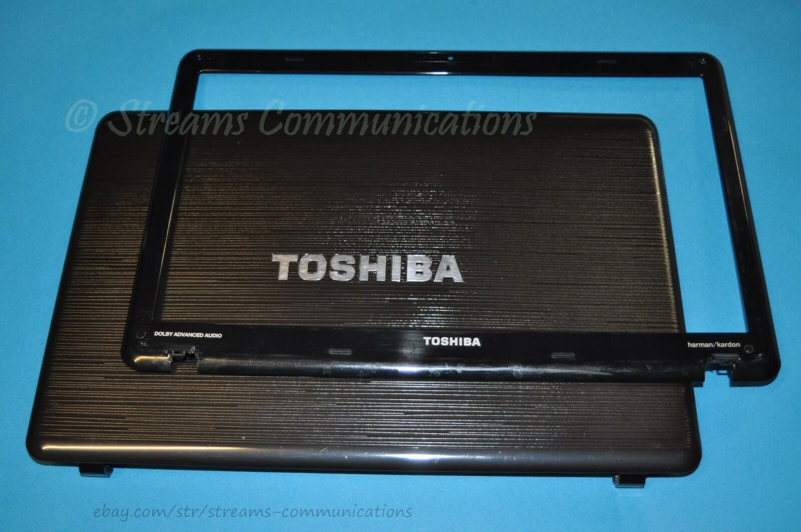 TOSHIBA Satellite P755-S5174 P755-S5180 Laptop LCD Back Cover w/ Webcam + Bezel