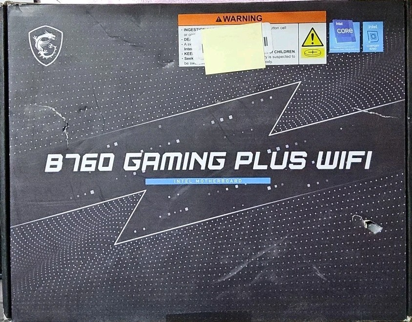 +MSI B760 Gaming Plus WiFi Intel Motherboard DDR5 - *NEW OPEN BOX*