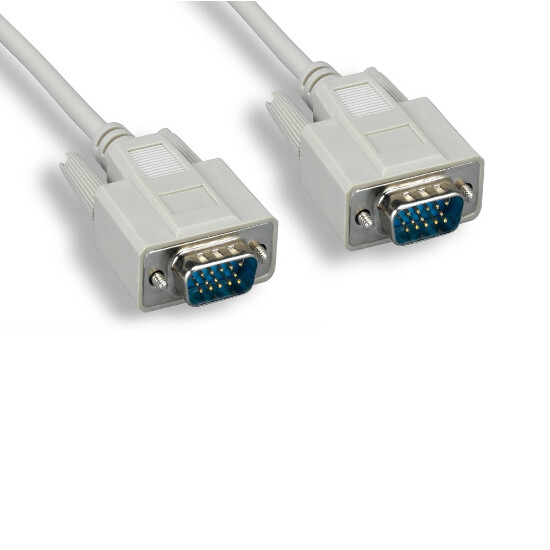 Kentek 15ft VGA HD15 14Pin Video Cable Male to Male Monitor Legacy Equipment 14C
