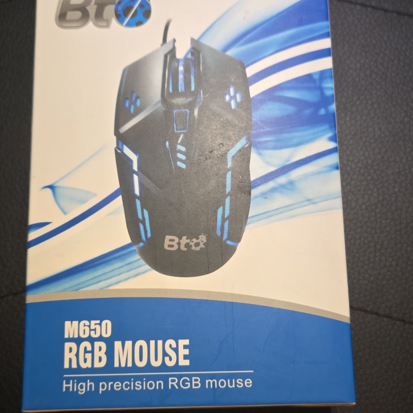 BTO M650 RGB Wired Gaming Mouse USB Optical Mouse