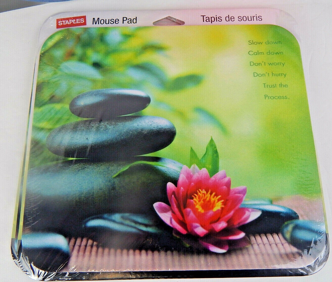 Staples Brand PC Square Mouse Pad Relaxing Multicolor