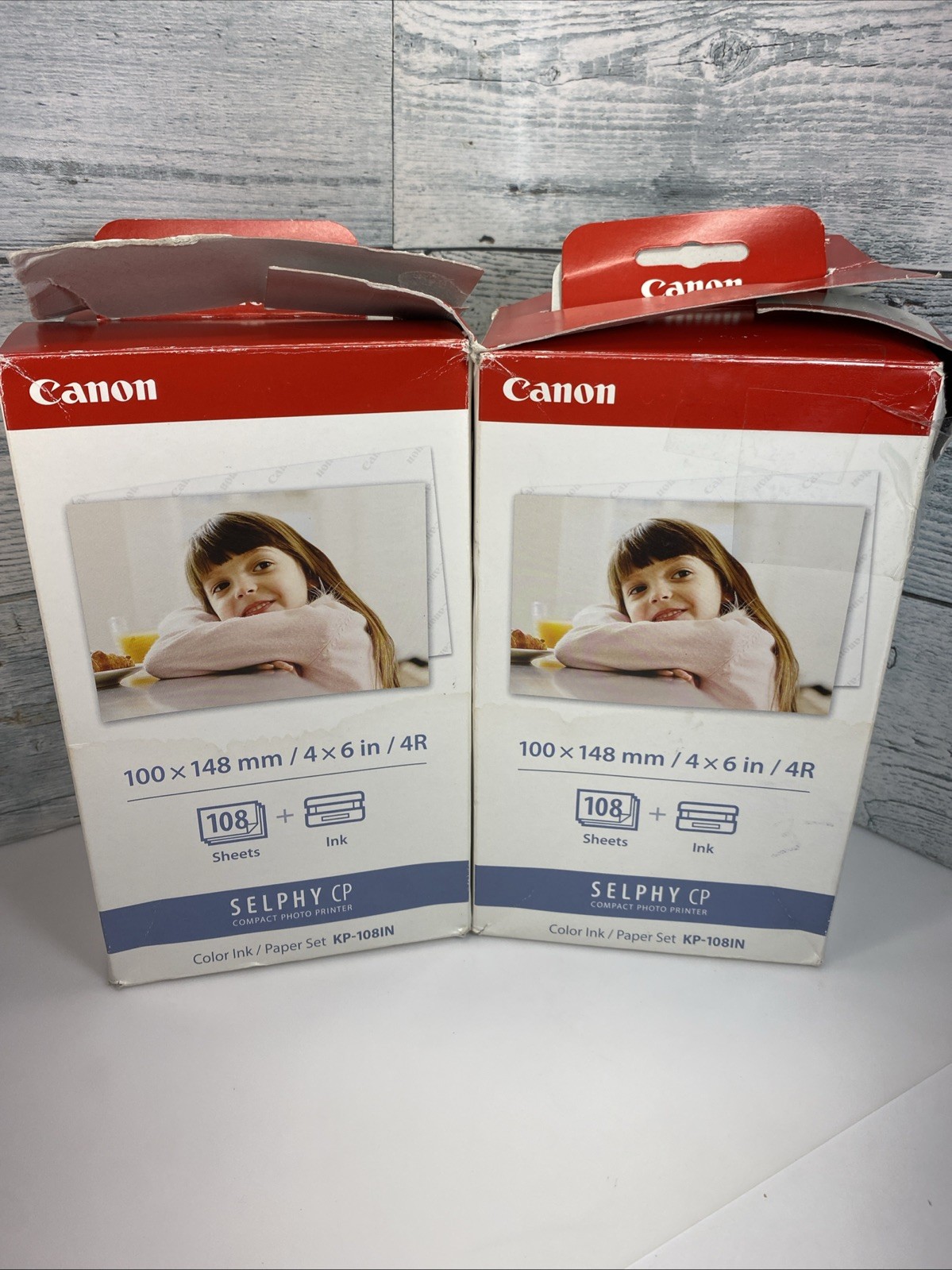 2x ORIGINAL PATRONEN CANON KP-108IN Selphy CP780 CP800 CP810 CP820 CP900 CP910